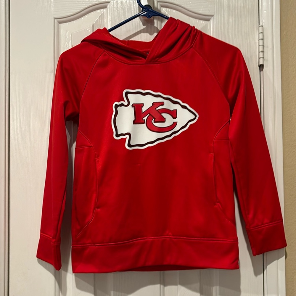 Kids Red Hoodie with Logo